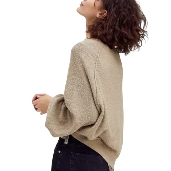 FREE PEOPLE Found My Friend Boucle Pullover - Picture 2 of 10